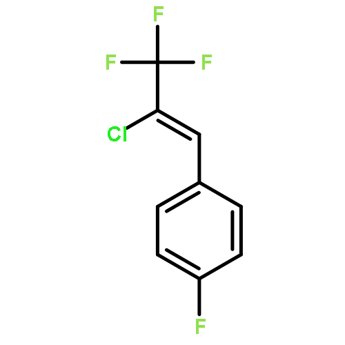 Benzene, 1-(2-chloro-3,3,3-trifluoro-1-propenyl)-4-fluoro-