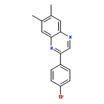 2-(4-bromophenyl)-6,7-dimethylquinoxaline