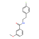 N-[2-(4-fluorophenyl)ethyl]-3-methoxybenzamide