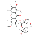 8-O-beta-D-Glucopyranoside-1,2,6,8-Tetrahydroxyxanthone