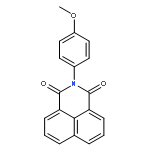 1H-Benz[de]isoquinoline-1,3(2H)-dione, 2-(4-methoxyphenyl)-