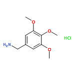 Benzenemethanamine, 3,4,5-trimethoxy-, hydrochloride