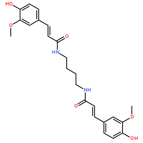 2-Propenamide,N,N'-1,4-butanediylbis[3-(4-hydroxy-3-methoxyphenyl)-