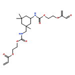 2-[[1,3,3-TRIMETHYL-5-[2-(3-OXOPROP-1-EN-2-YLOXY)ETHOXYCARBONYLAMINO]CYCLOHEXYL]METHYLCARBAMOYLOXY]ETHYL PROP-2-ENOATE