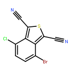 Benzo[c]thiophene-1,3-dicarbonitrile, 4-bromo-7-chloro-