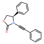 2-Oxazolidinone, 4-phenyl-3-(phenylethynyl)-, (4R)-