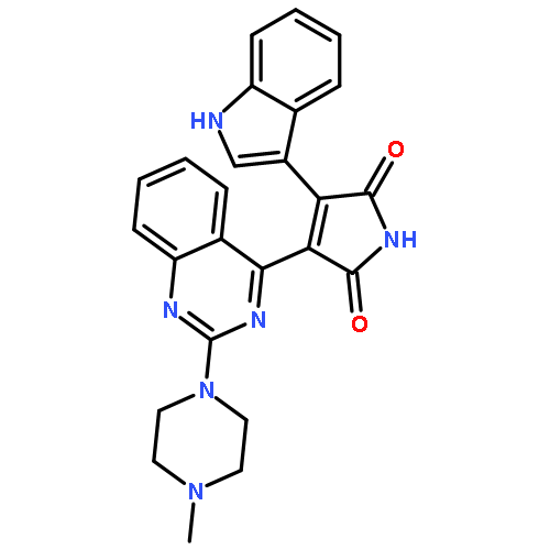 3-(1H-Indol-3-yl)-4-[2-(4-methylpiperazin-1-yl)quinazolin-4-yl]pyrrole-2,5-dione