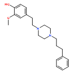 Phenol, 2-methoxy-4-[2-[4-(3-phenylpropyl)-1-piperazinyl]ethyl]-