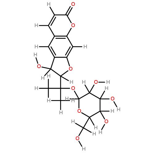 1'-O- beta-D-glucopyranosyl (2R,3S)-3-hydroxynodakenetin