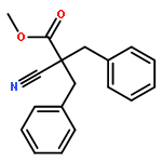 Benzenepropanoic acid, a-cyano-a-(phenylmethyl)-, methyl ester