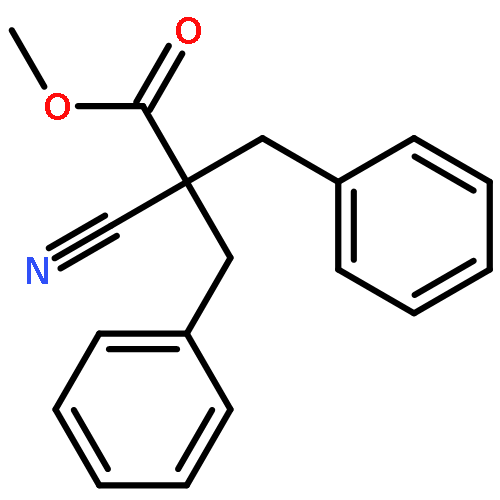 Benzenepropanoic acid, a-cyano-a-(phenylmethyl)-, methyl ester