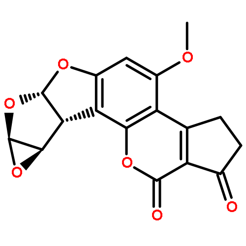 Cyclopent[c]oxireno[4',5']furo[3',2':4,5]furo[2,3-h][1]benzopyran-1,10-dione,2,3,6a,7a,8a,8b-hexahydro-4-methoxy-, (6aS,7aS,8aR,8bR)-