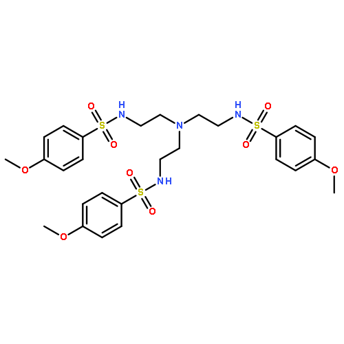 Benzenesulfonamide, N,N',N''-(nitrilotri-2,1-ethanediyl)tris[4-methoxy-