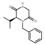 2,5-Piperazinedione, 6-(1-methylethyl)-1-(phenylmethyl)-, (6S)-