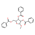 (3,4-dibenzoyloxy-5-methoxyoxolan-2-yl)methyl Benzoate