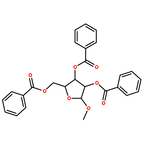 (3,4-dibenzoyloxy-5-methoxyoxolan-2-yl)methyl Benzoate