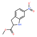 1H-Indole-2-carboxylicacid, 2,3-dihydro-6-nitro-, methyl ester