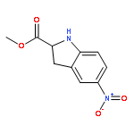 1H-INDOLE-2-CARBOXYLIC ACID, 2,3-DIHYDRO-5-NITRO-, METHYL ESTER