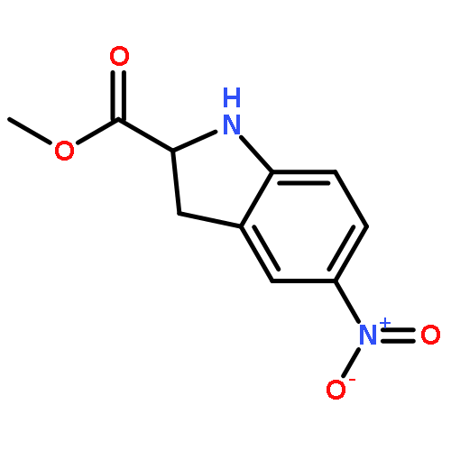 1H-INDOLE-2-CARBOXYLIC ACID, 2,3-DIHYDRO-5-NITRO-, METHYL ESTER