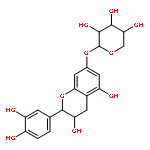 2-[2-(3,4-dihydroxyphenyl)-3,5-dihydroxy-chroman-7-yl]oxyoxane-3,4,5-triol