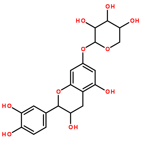 2-[2-(3,4-dihydroxyphenyl)-3,5-dihydroxy-chroman-7-yl]oxyoxane-3,4,5-triol