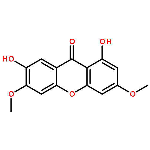 9H-Xanthen-9-one, 1,7-dihydroxy-3,6-dimethoxy-