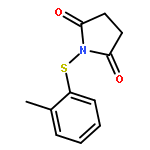 2,5-Pyrrolidinedione, 1-[(2-methylphenyl)thio]-