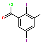 Benzoyl chloride,2,3,5-triiodo-