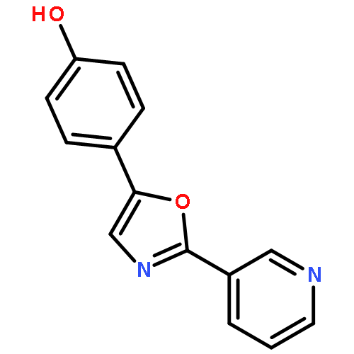 4-[2-(pyridin-3-yl)-1,3-oxazol-5-yl]phenol