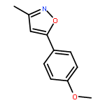 Isoxazole, 5-(4-methoxyphenyl)-3-methyl-