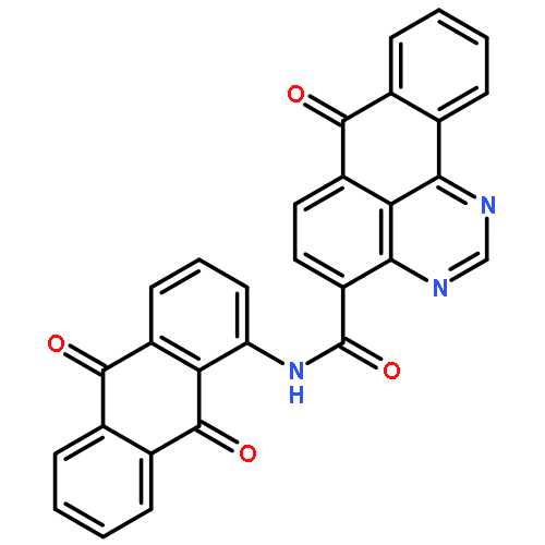 N-(9,10-dioxoanthracen-1-yl)-7-oxobenzo[e]perimidine-4-carboxamide