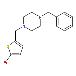 1-benzyl-4-[(5-bromothiophen-2-yl)methyl]piperazine