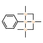 Trisilane, 1,1,1,3,3,3-hexamethyl-2-phenyl-2-(trimethylsilyl)-