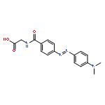 Glycine, N-[4-[2-[4-(dimethylamino)phenyl]diazenyl]benzoyl]-