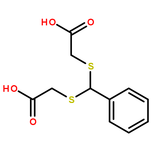 Acetic acid,2,2'-[(phenylmethylene)bis(thio)]bis- (9CI)