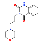 2,4(1H,3H)-Quinazolinedione, 3-[3-(4-morpholinyl)propyl]-