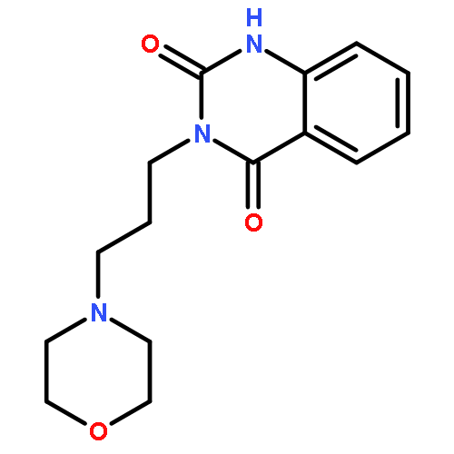 2,4(1H,3H)-Quinazolinedione, 3-[3-(4-morpholinyl)propyl]-