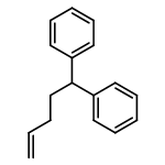 Benzene, 1,1'-(4-pentenylidene)bis-