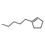 Cyclopentene, 1-pentyl-