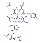 1-{[(2S,8S,11S,14S,19S)-19-amino-11-(2-amino-2-oxoethyl)-8-(3-amino-3-oxopropyl)-5-[(2S)-butan-2-yl]-2-(4-hydroxybenzyl)-3,6,9,12,20-pentaoxo-1,4,7,10,13-pentaazacycloicosan-14-yl]carbonyl}-L-prolyl-L-leucylglycinamide