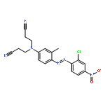 3,3'-[[4-[(2-chloro-4-nitrophenyl)azo]-3-methylphenyl]imino]bispropiononitrile