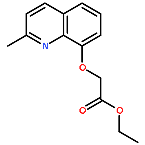 Acetic acid, [(2-methyl-8-quinolinyl)oxy]-, ethyl ester