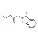 1,2-BENZISOTHIAZOLE-2(3H)-ACETIC ACID, 3-OXO-, ETHYL ESTER