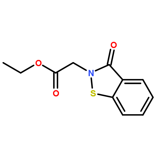 1,2-BENZISOTHIAZOLE-2(3H)-ACETIC ACID, 3-OXO-, ETHYL ESTER