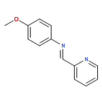 Benzenamine, 4-methoxy-N-(2-pyridinylmethylene)-, (E)-