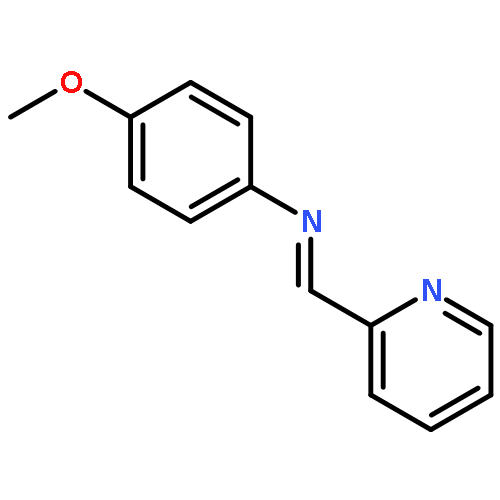 Benzenamine, 4-methoxy-N-(2-pyridinylmethylene)-, (E)-