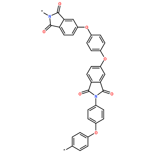 Poly[(1,3-dihydro-1,3-dioxo-2H-isoindole-2,5-diyl)oxy-1,4-phenyleneoxy
(1,3-dihydro-1,3-dioxo-2H-isoindole-5,2-diyl)-1,4-phenyleneoxy-1,4-phe
nylene]