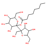 [(2S,3R,4S,5R,6R)-2-[(2S,3S,4R,5R)-3,4-dihydroxy-2,5-bis(hydroxymethyl)oxolan-2-yl]-3,4,5-trihydroxy-6-(hydroxymethyl)oxan-2-yl] octanoate