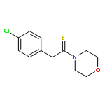 2-(4-chlorophenyl)-1-morpholin-4-ylethanethione