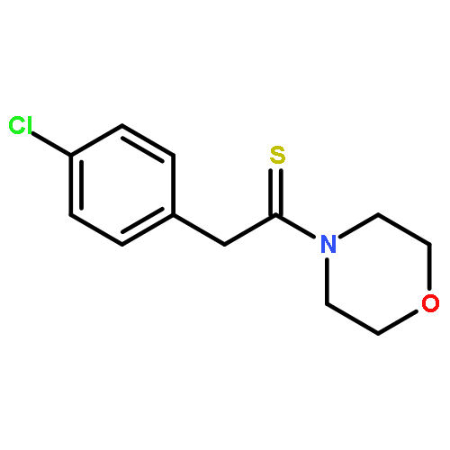 2-(4-chlorophenyl)-1-morpholin-4-ylethanethione